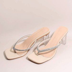 Strappy Diamond Heels